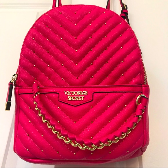 NWOT Victoria Secret bright pink-Fuchsia backpack - Picture 2 of 12